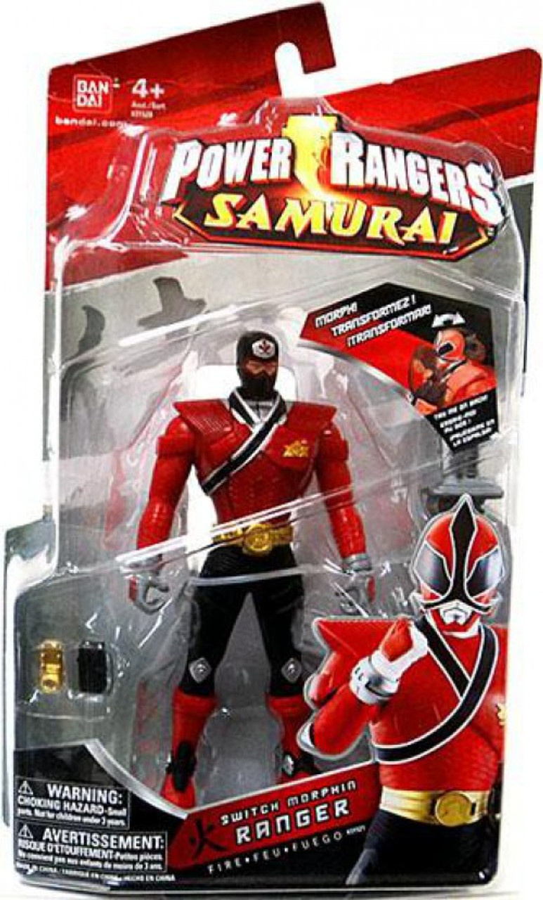 Power Rangers Samurai Switch Morphin Ranger Fire 6 5 Action Figure Damaged Package Bandai America Toywiz - pennywise morph 2017 roblox