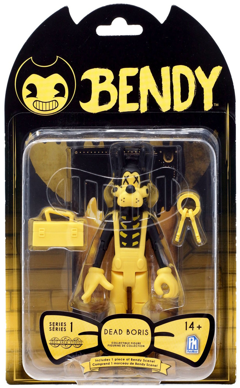 Bendy And The Ink Machine Series 1 Dead Boris 5 Action Figure Sepia Phatmojo Toywiz - bendy the horror street roblox