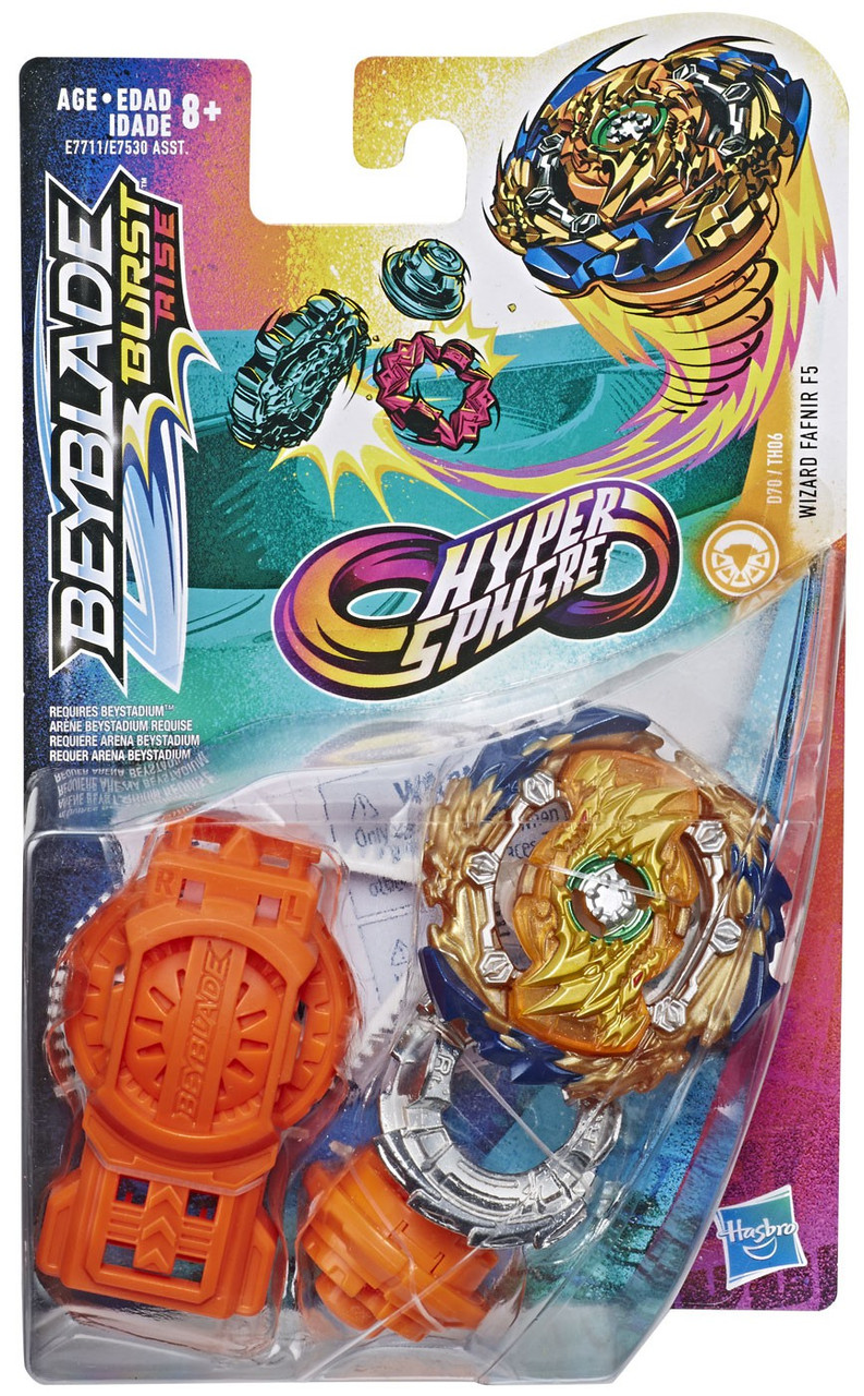 Beyblade Burst Rise Hyper Sphere Wizard Fafnir F5 Starter Pack