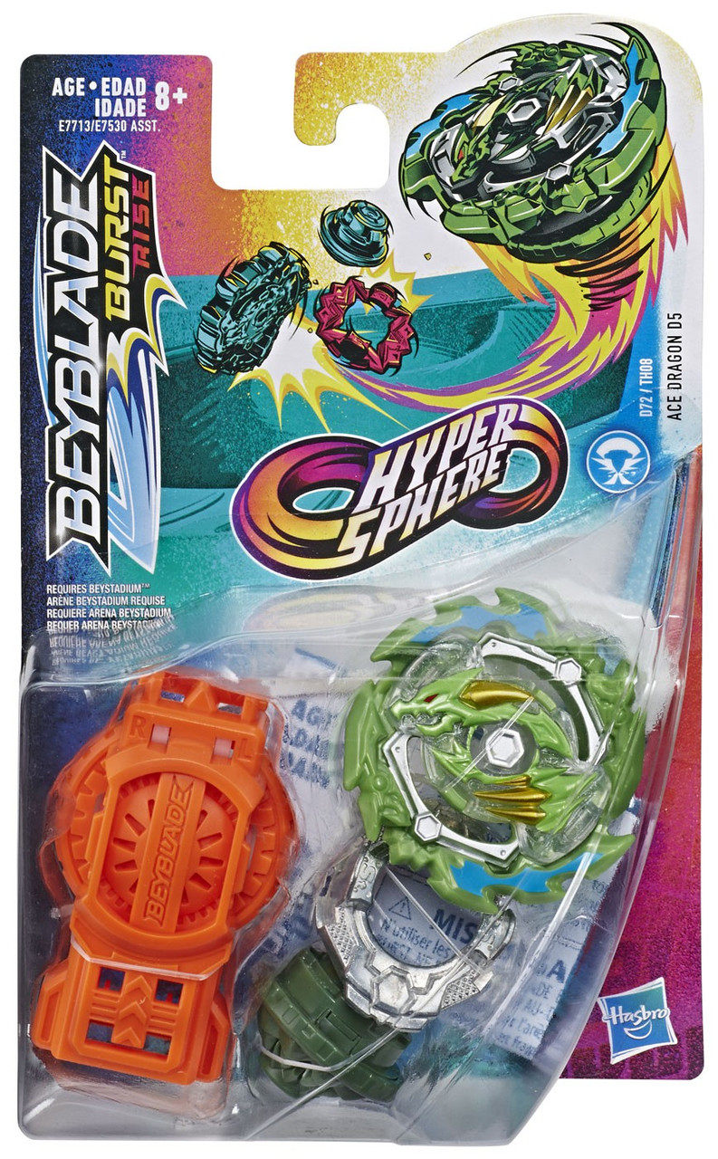 Beyblade Burst Rise Hypersphere Ace Dragon D5 Starter Pack Hasbro