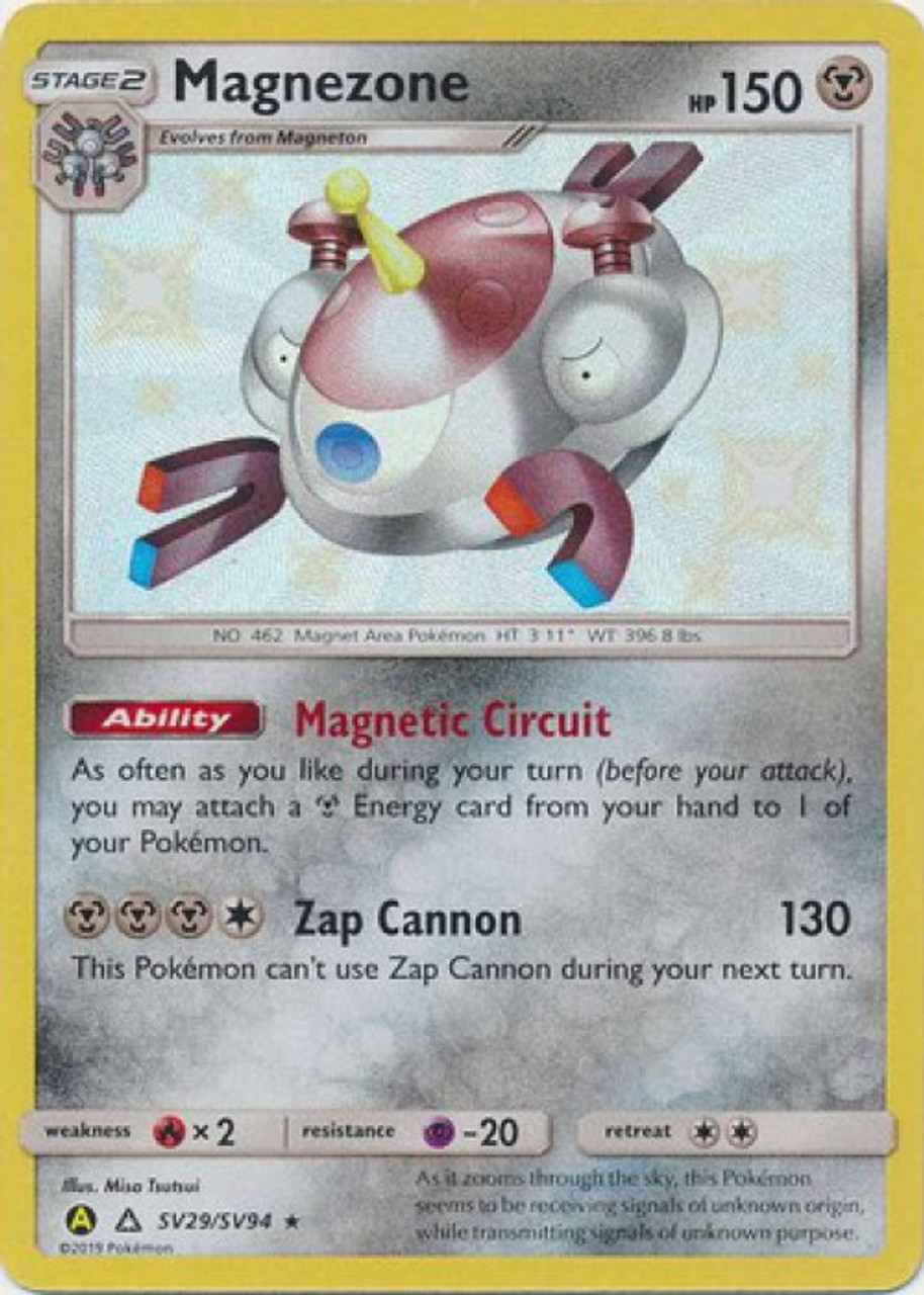 Pokemon Trading Card Game Hidden Fates Single Card Shiny Rare Magnezone Sv29 Toywiz