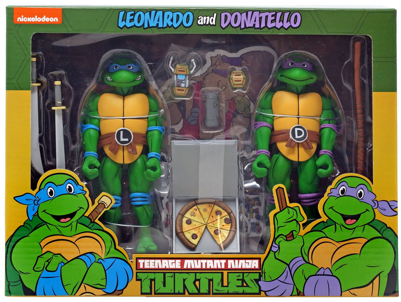 neca ninja turtles 2 pack