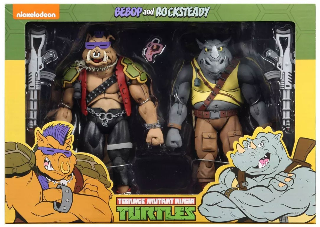 NECA Teenage Mutant Ninja Turtles Bebop Rocksteady Exclusive 7