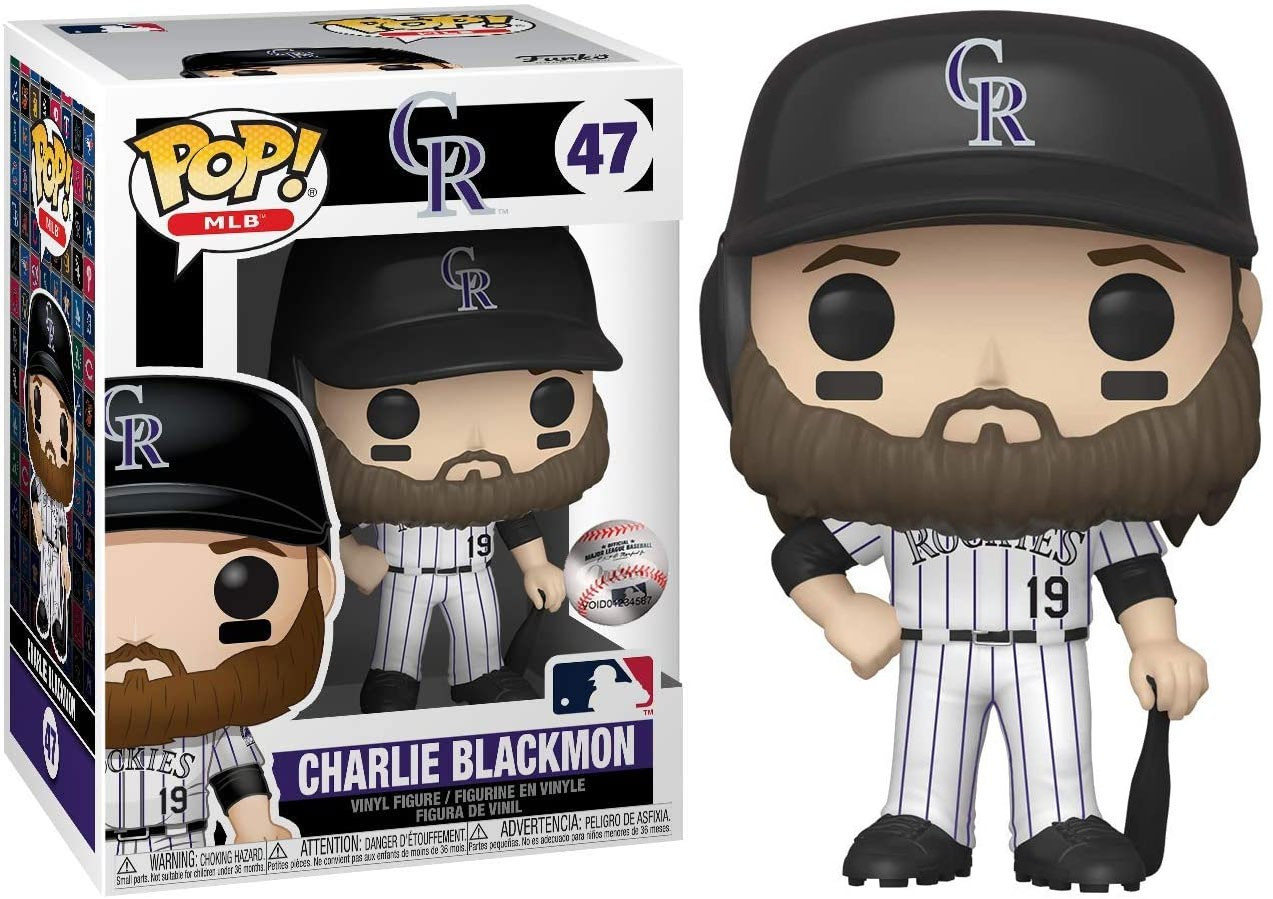 Funko Mlb Colorado Rockies Pop Sports Baseball Charlie Blackmon Vinyl Figure Toywiz