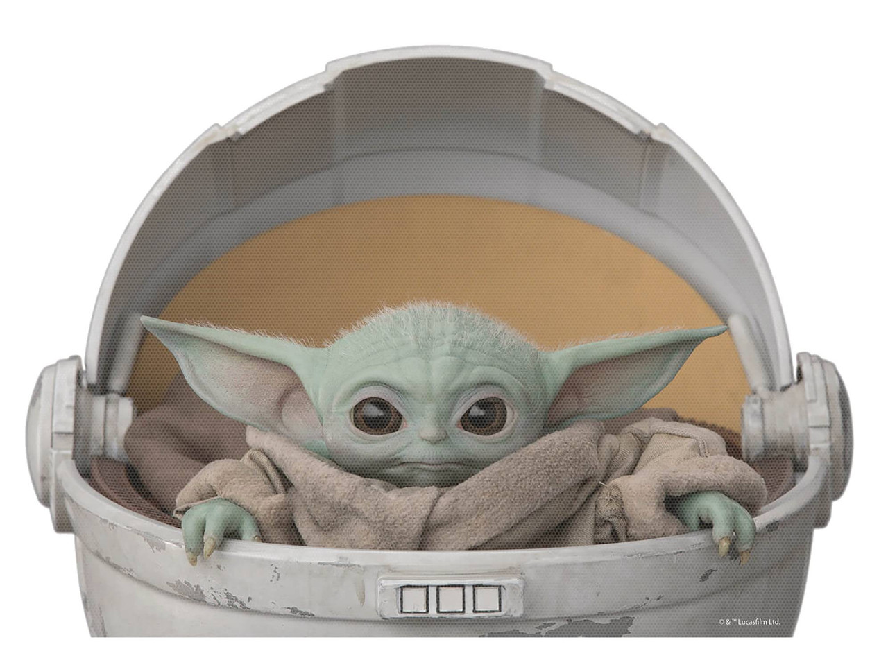 Star Wars The Mandalorian The Child Baby Yoda Window Decal Hover Crib Fanwraps Toywiz - baby yoda roblox character