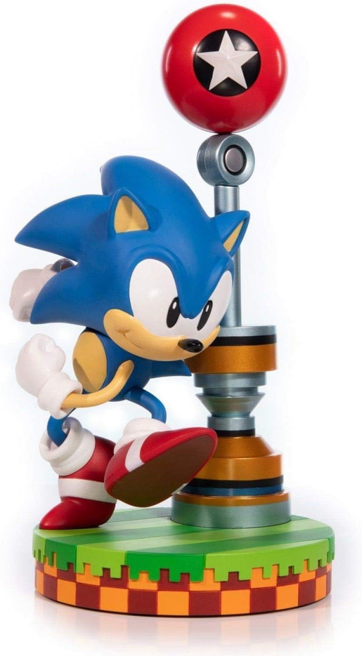 Sonic The Hedgehog Sonic 11 Statue Green Hill Zone First 4 Figures Toywiz - sonic 1 color contrast roblox
