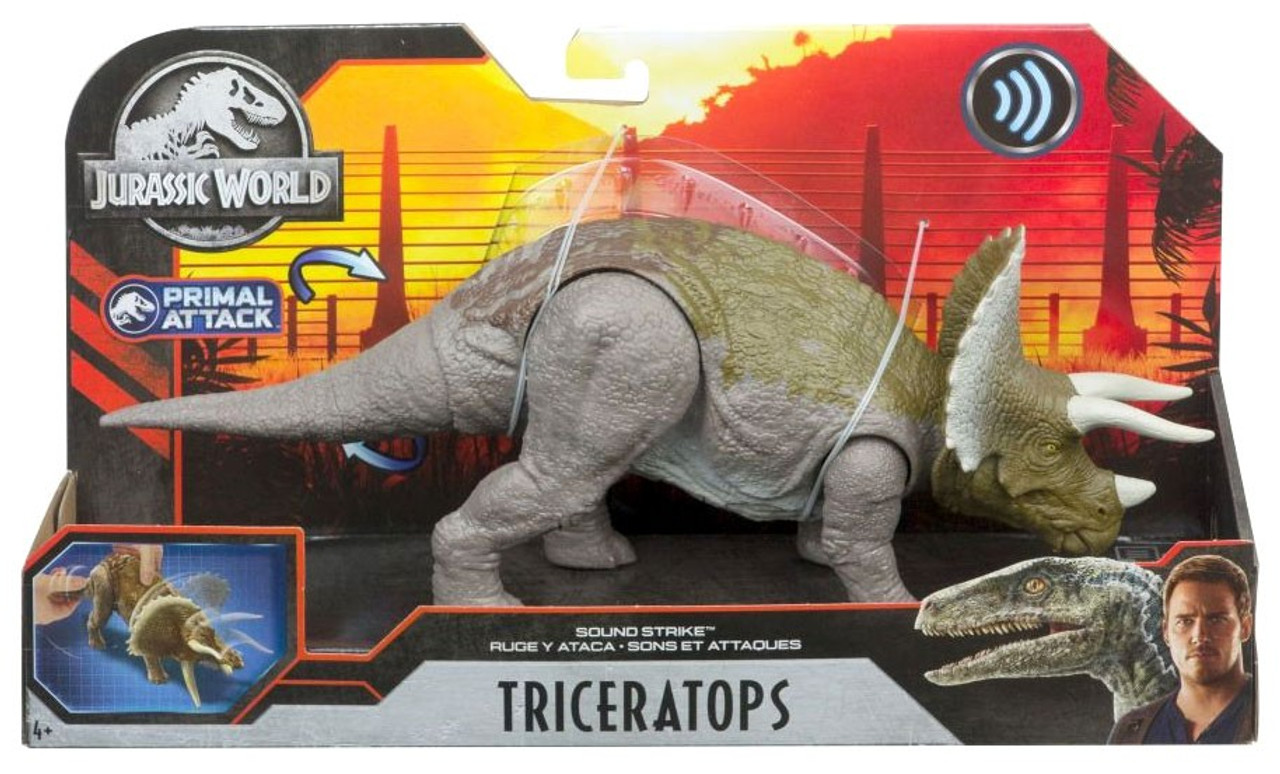 jurassic world triceratops toy