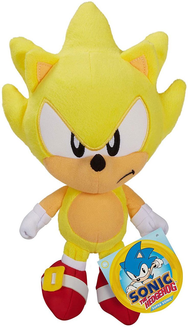 Sonic The Hedgehog Super Sonic 7 Plush 2020 Version Jakks Pacific Toywiz - super sonic the hedgehog shirt roblox