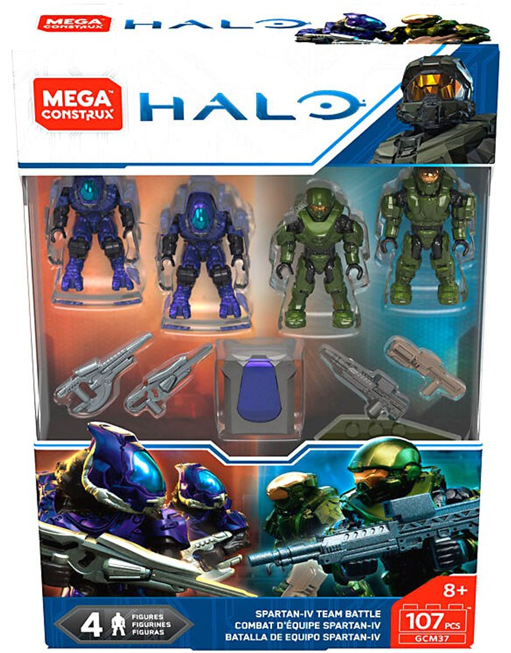 Halo Spartan Iv Team Battle Set Mega Construx Toywiz - spartan 092 jerome roblox