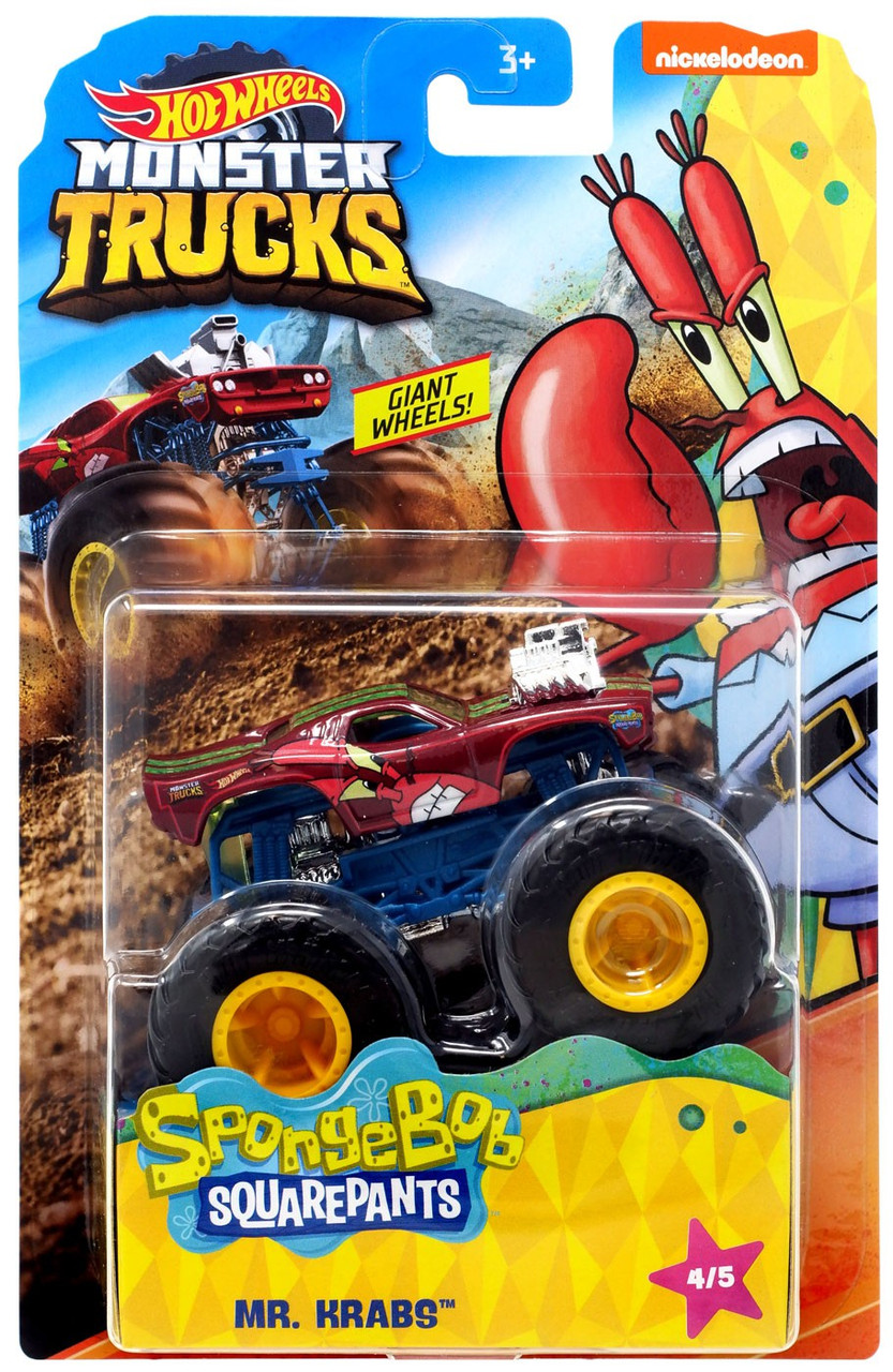 hot wheels monster truck spongebob