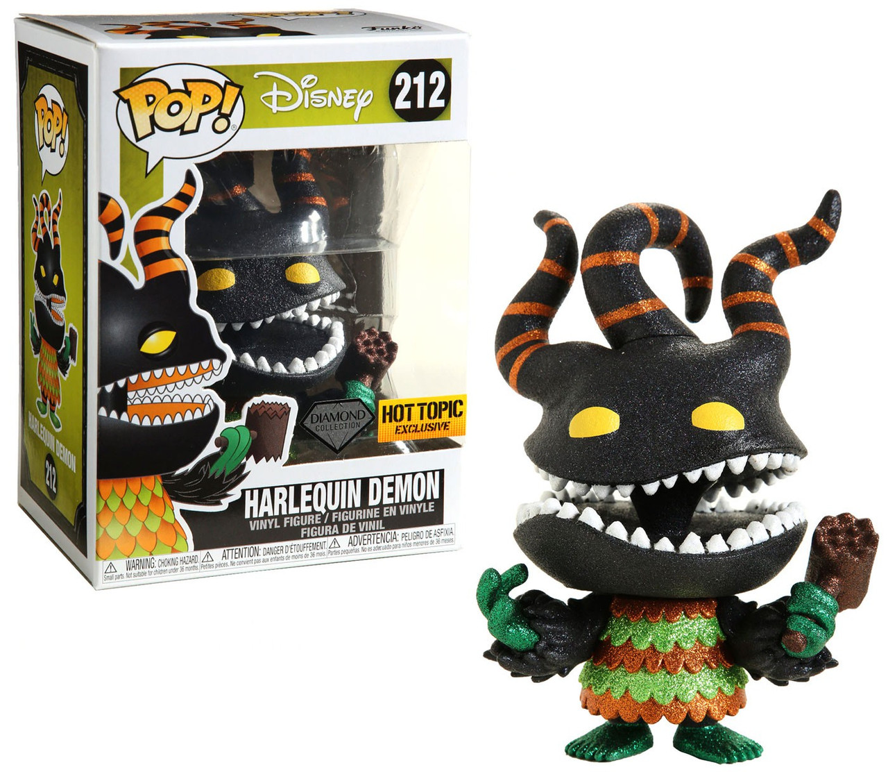 nightmare before christmas harlequin demon pop