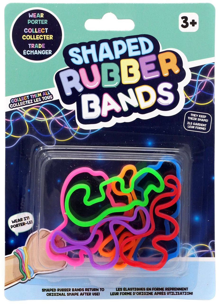 shaped rubber bands