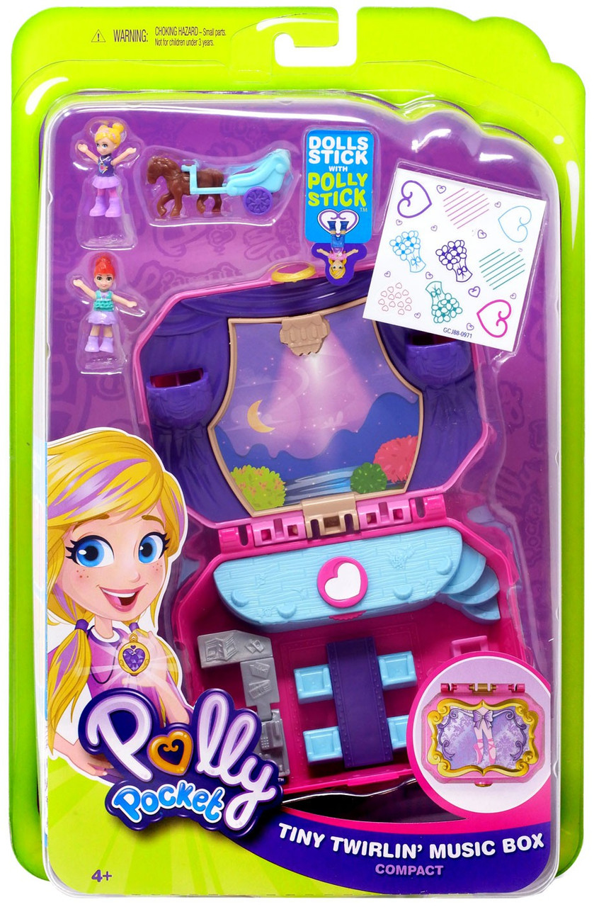 polly pocket tiny twirlin music box