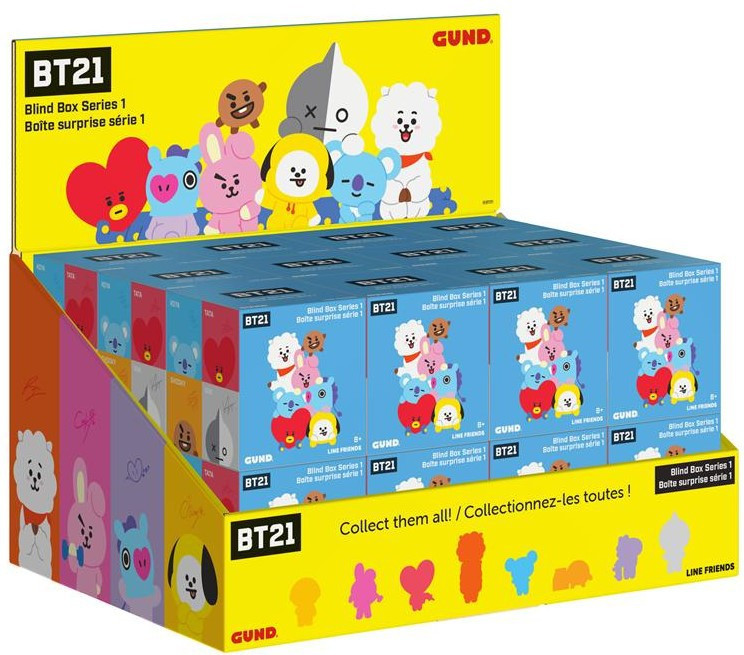 BT21 Line Friends BT21 Mystery Box 24 Packs Gund - ToyWiz