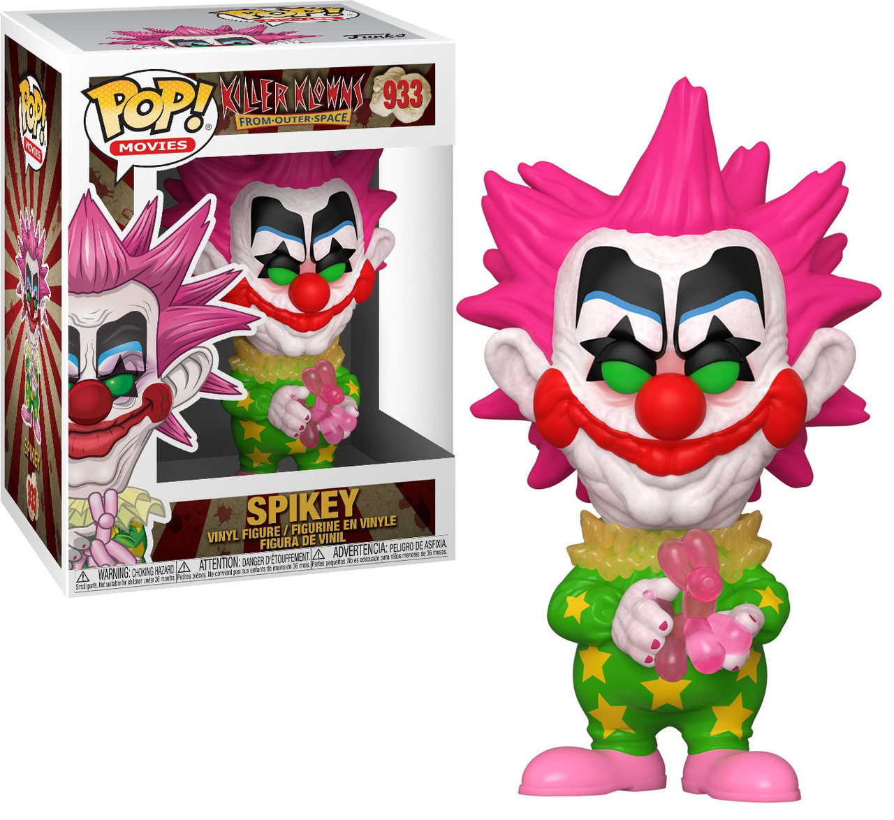 Funko Killer Klowns From Outer Space Pop Movies Spikey Vinyl Figure 933 Toywiz