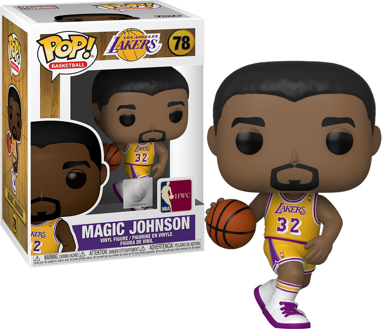 Funko Nba Los Angeles Lakers Pop Nba Legends Magic Johnson Vinyl