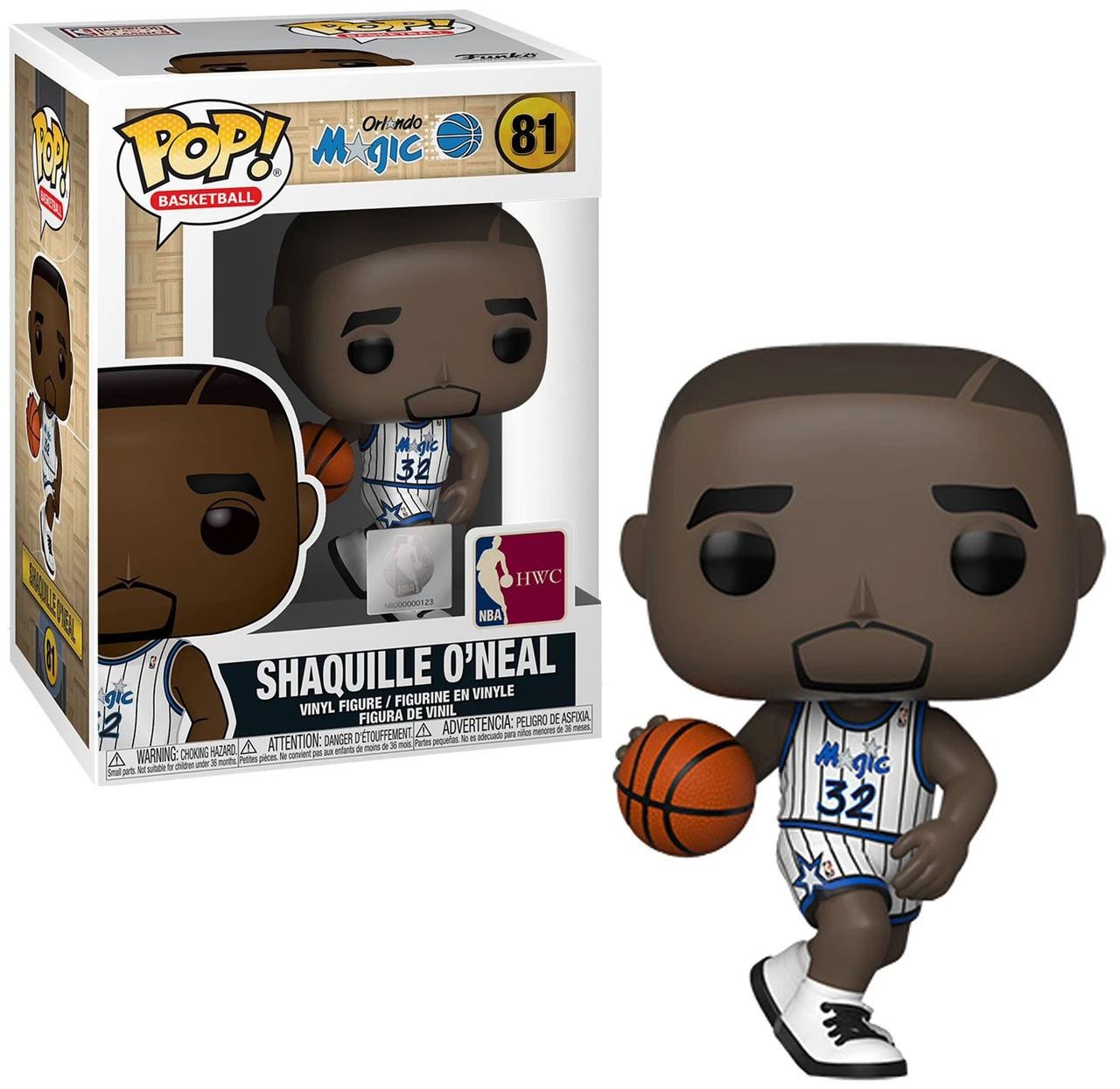 Funko Nba Orlando Magic Pop Nba Legends Shaquille Oneal Vinyl
