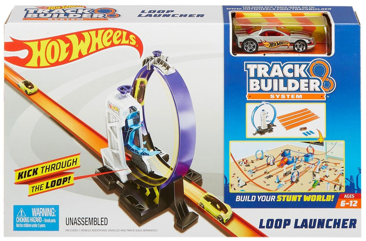 hot wheels loop track builder