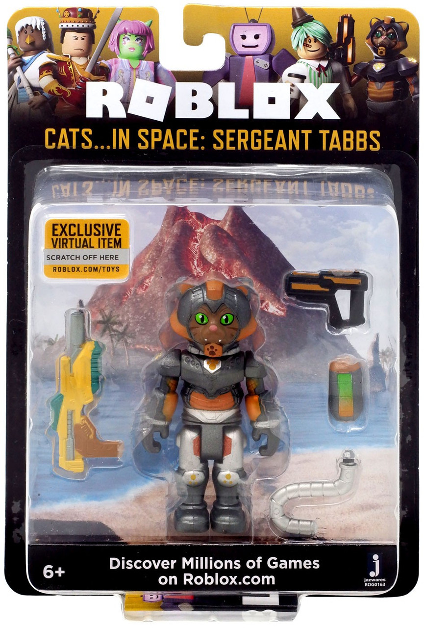 Roblox Celebrity Collection Cats In Space Sergeant Tabbs 3 Action Figure Jazwares Toywiz - roblox quest minion action figure