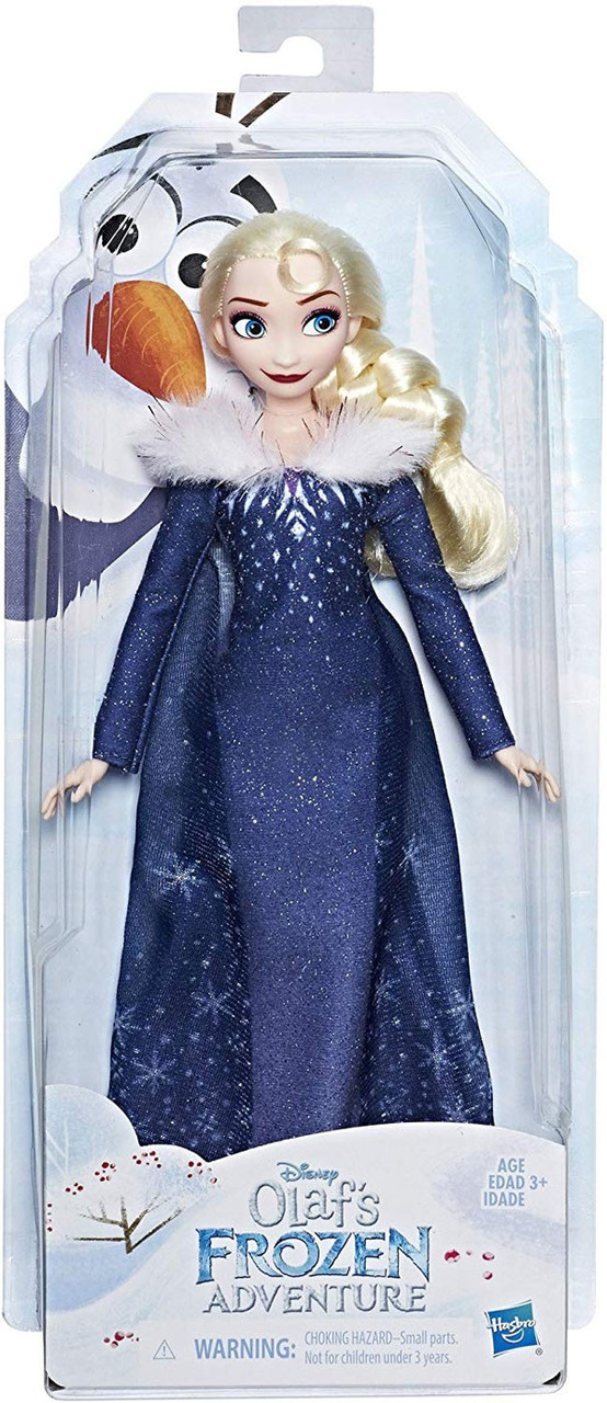 olaf's frozen adventure elsa doll