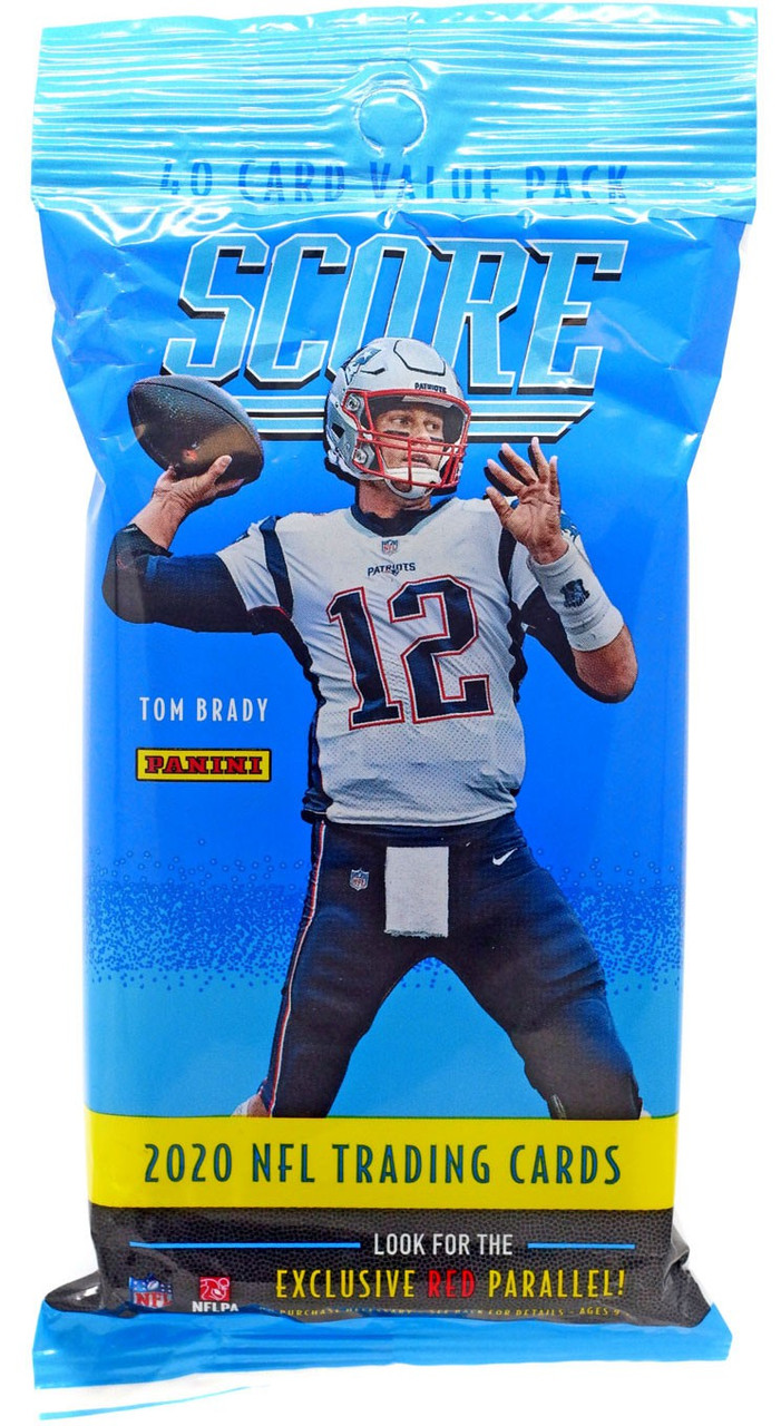 Nfl Panini 2020 Score Football Trading Card Value Pack 40 Cards Toywiz