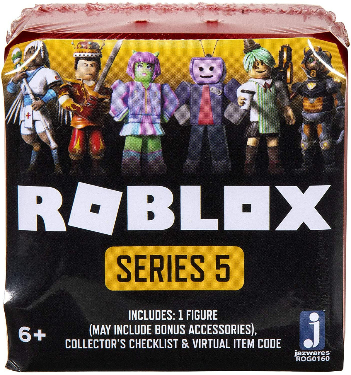 Roblox Celebrity Collection Series 5 Mystery Pack Transparent Red Cube 1 Random Figure Virtual Item Code Jazwares Toywiz - roblox game cube