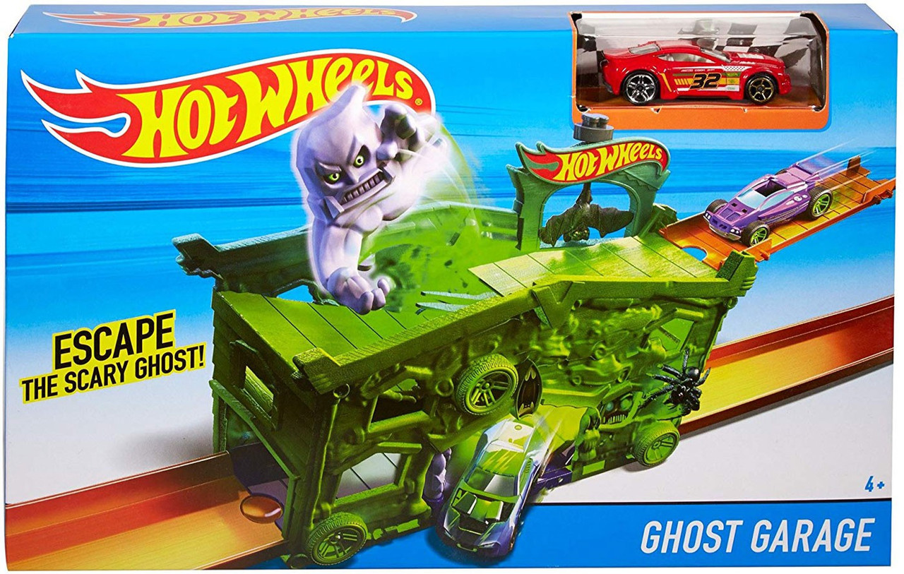 Hot Wheels City Ghost Garage 164 Diecast Car Playset Mattel Toywiz - garage car roblox