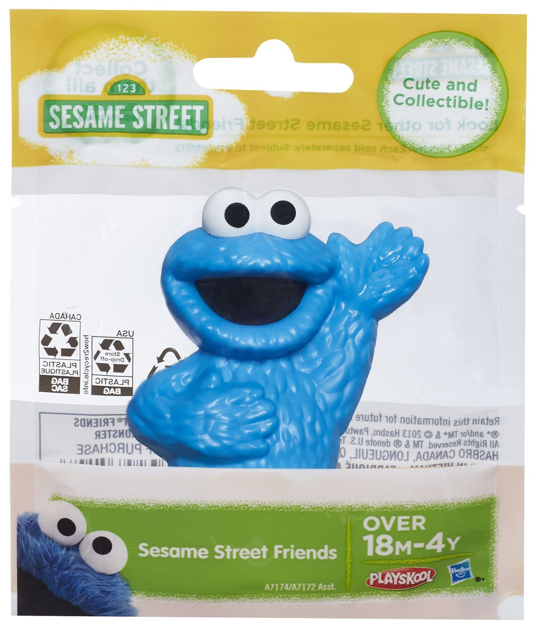 playskool cookie monster numbers
