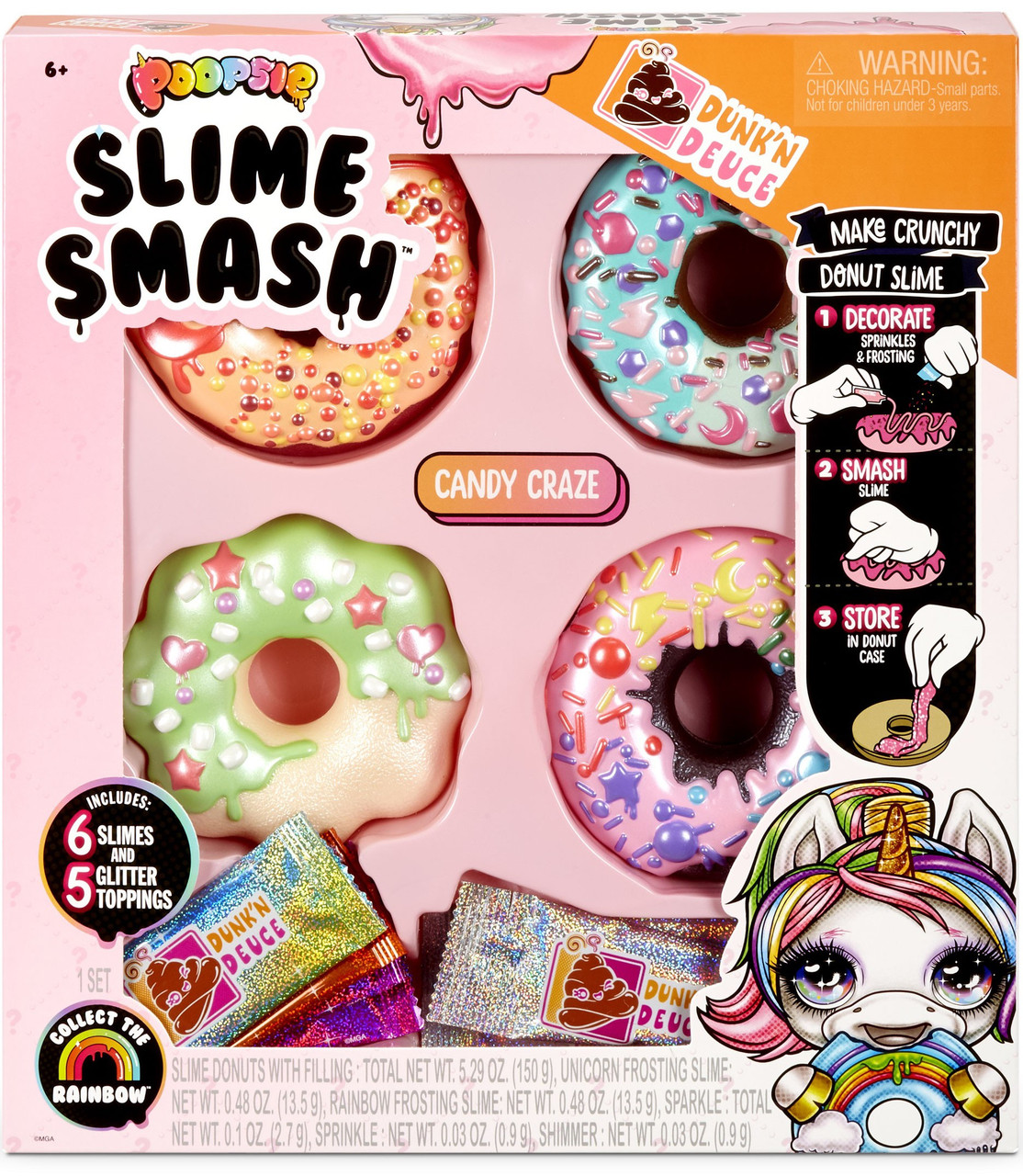 Poopsie Slime Surprise Dunkn Deuce Slime Smash Donut 4 Pack Random Set Mga Entertainment Toywiz - roblox corporation craze all codes