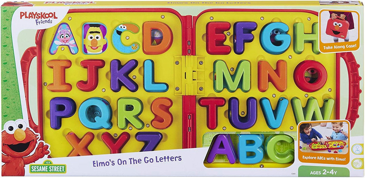 playskool elmo's on the go letters