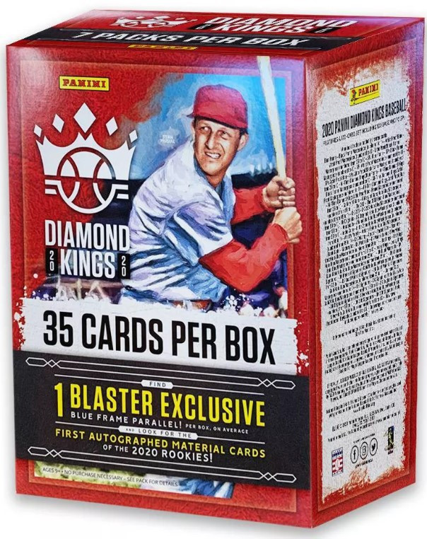 MLB Panini 2020 Diamond Kings Baseball Trading Card BLASTER Box 7 Packs