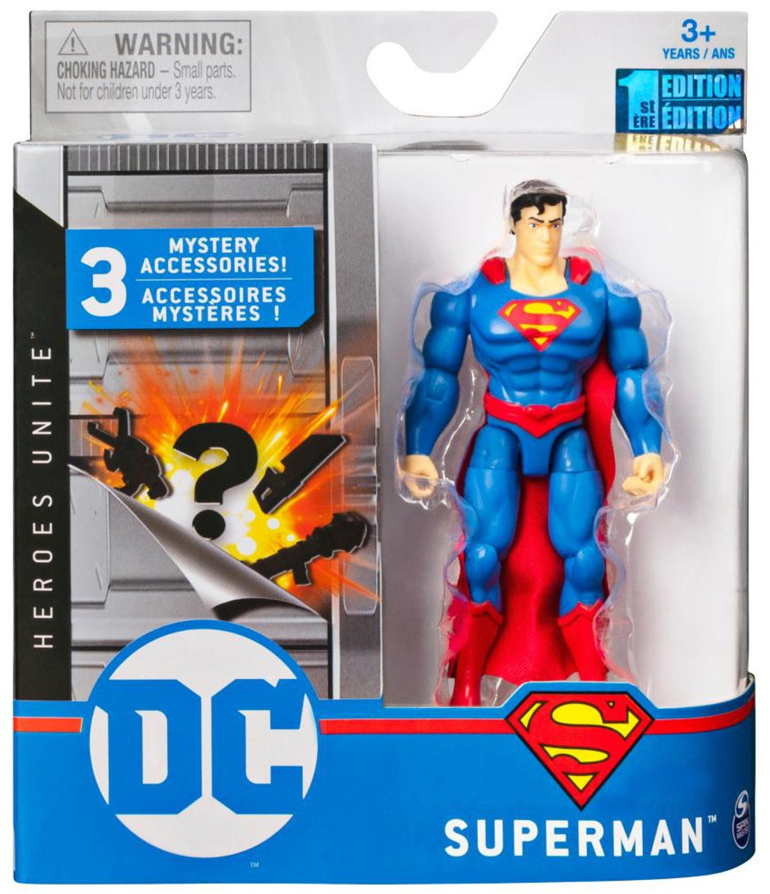 Dc Batman Dc Universe Superman 4 Action Figures Rebirth Spin Master Toywiz - superman letter p roblox