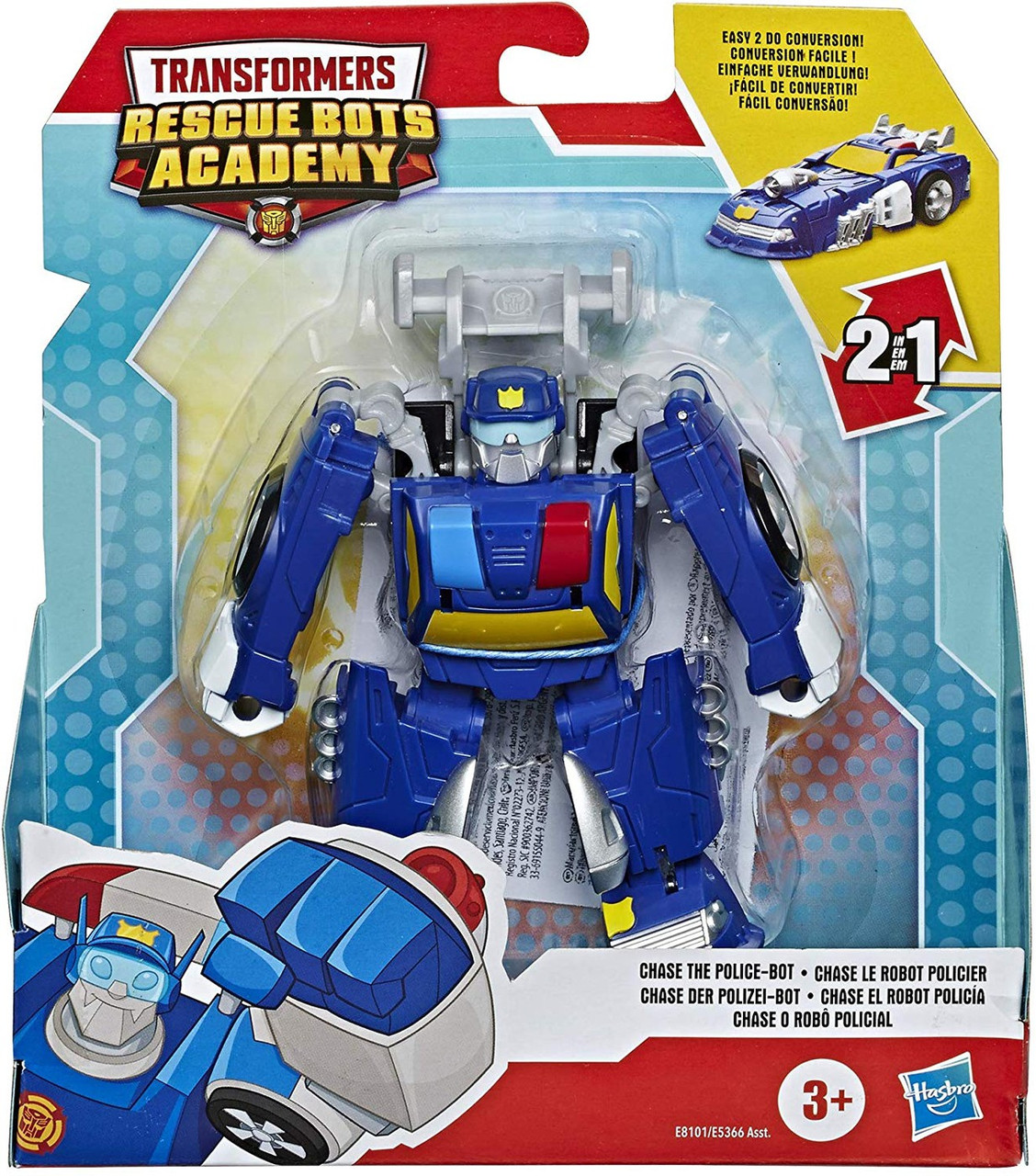 playskool heroes transformers rescue bots rescan chase the police bot action figure