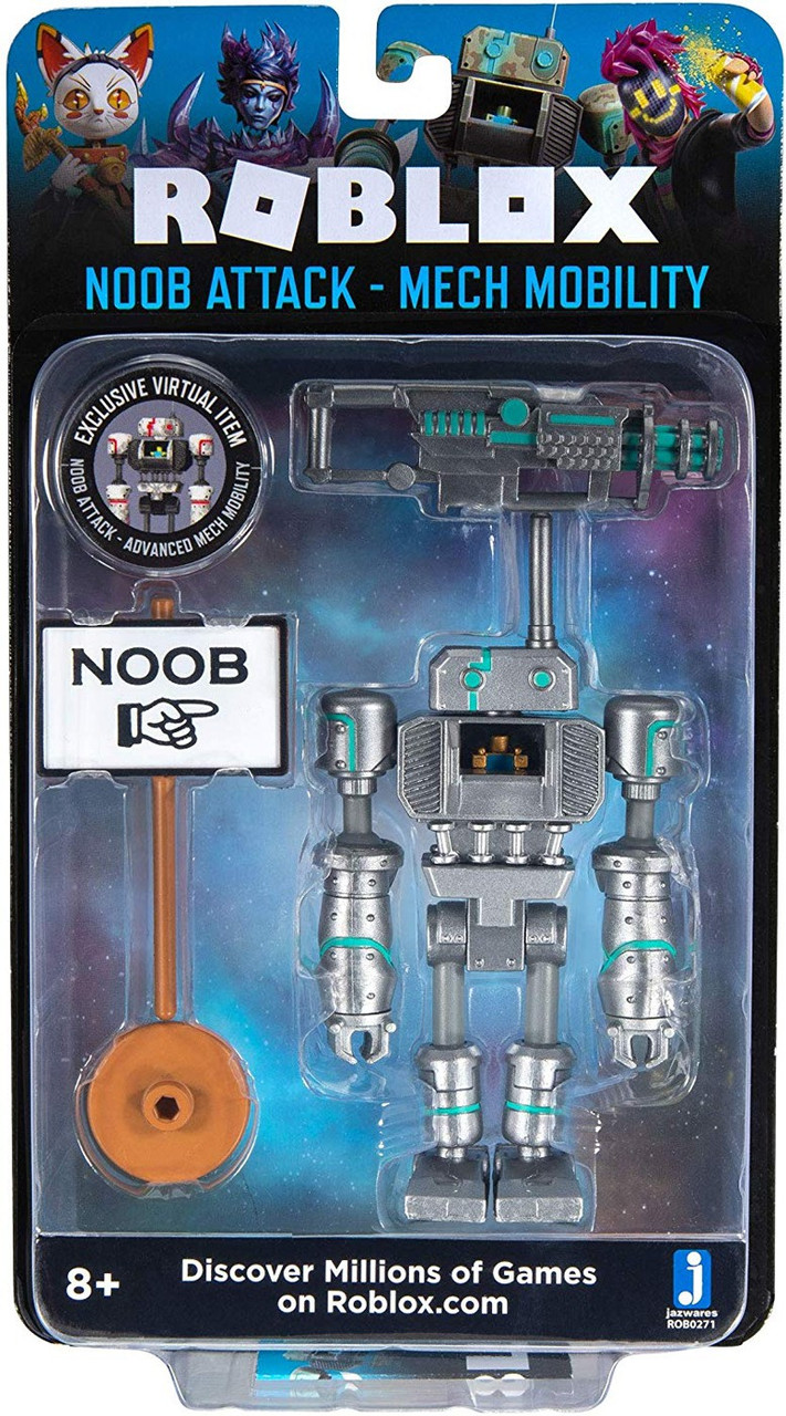 Roblox Noob Attack Mech Mobility 3 Action Figure Jazwares Toywiz - the noob squad roblox