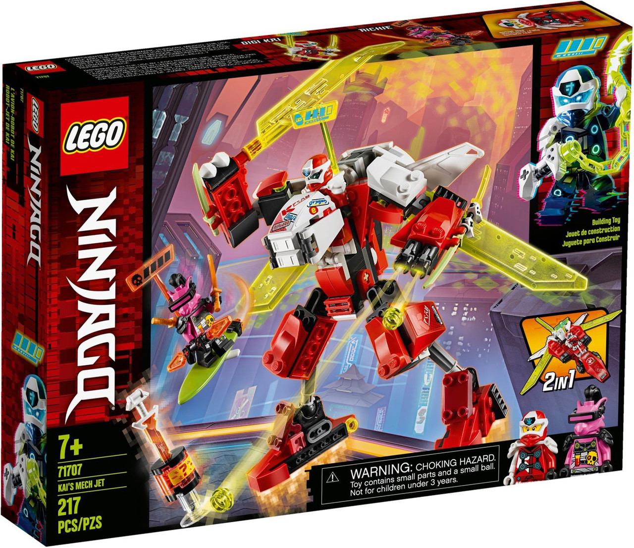 Lego Ninjago Kais Mech Suit Set 71707 Toywiz - lego ninjago lloyd mask roblox free