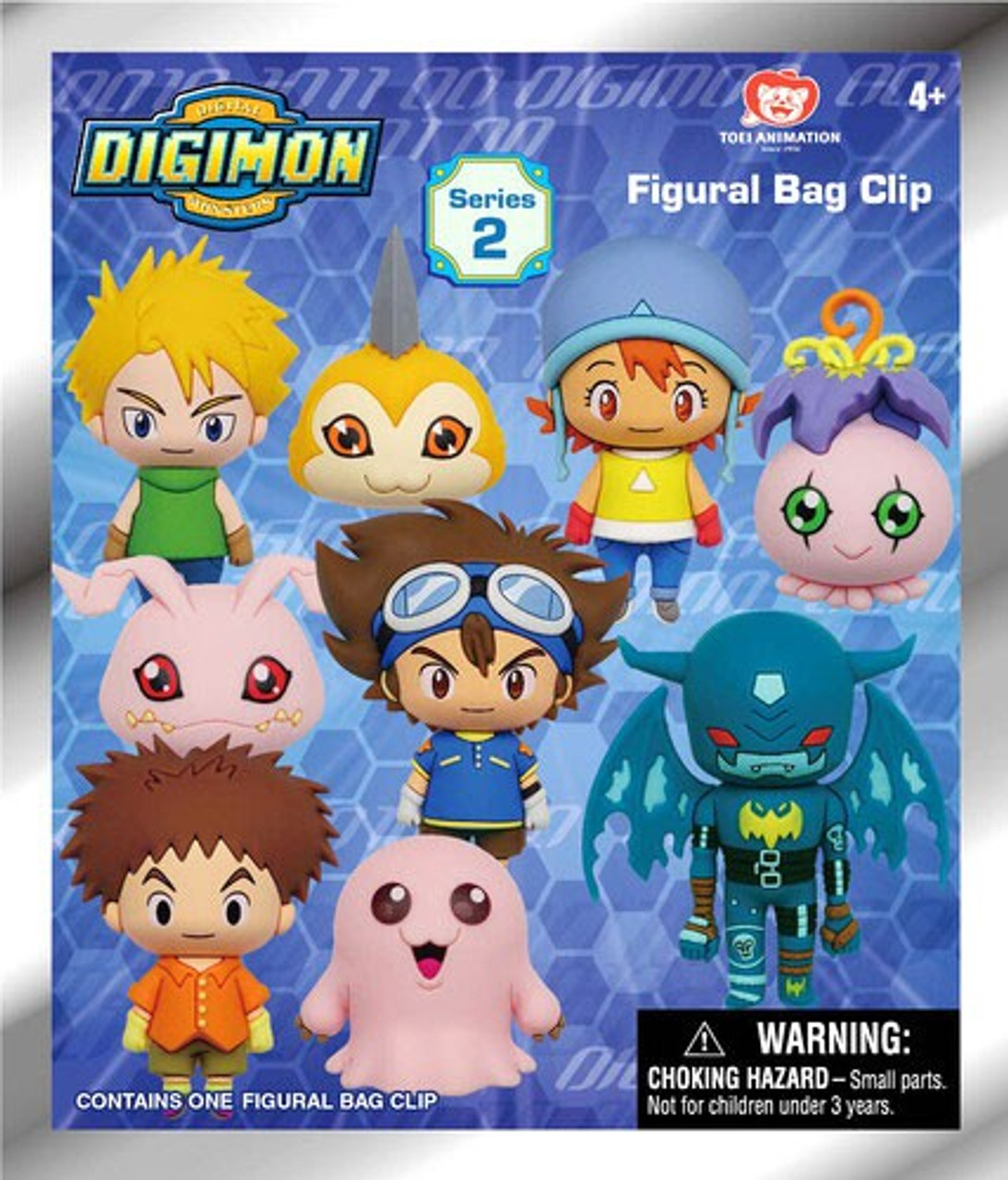 Digimon 3d Figural Keyring Digimon Series 2 Mystery Pack 1 Figure Monogram Toywiz