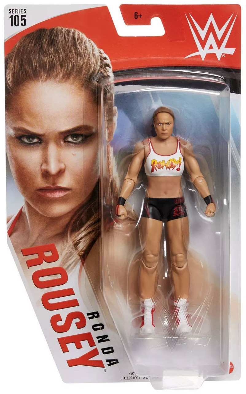 Fycmur3u1erabm She has a 'riott' ring top in white, blue, red and black and also wears white trunks with green, blue and black designs! https toywiz com wwe wrestling series 105 ronda rousey action figure