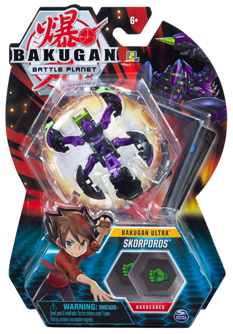 Bakugan Battle Planet Ultra Single Figure Skorporos - ToyWiz