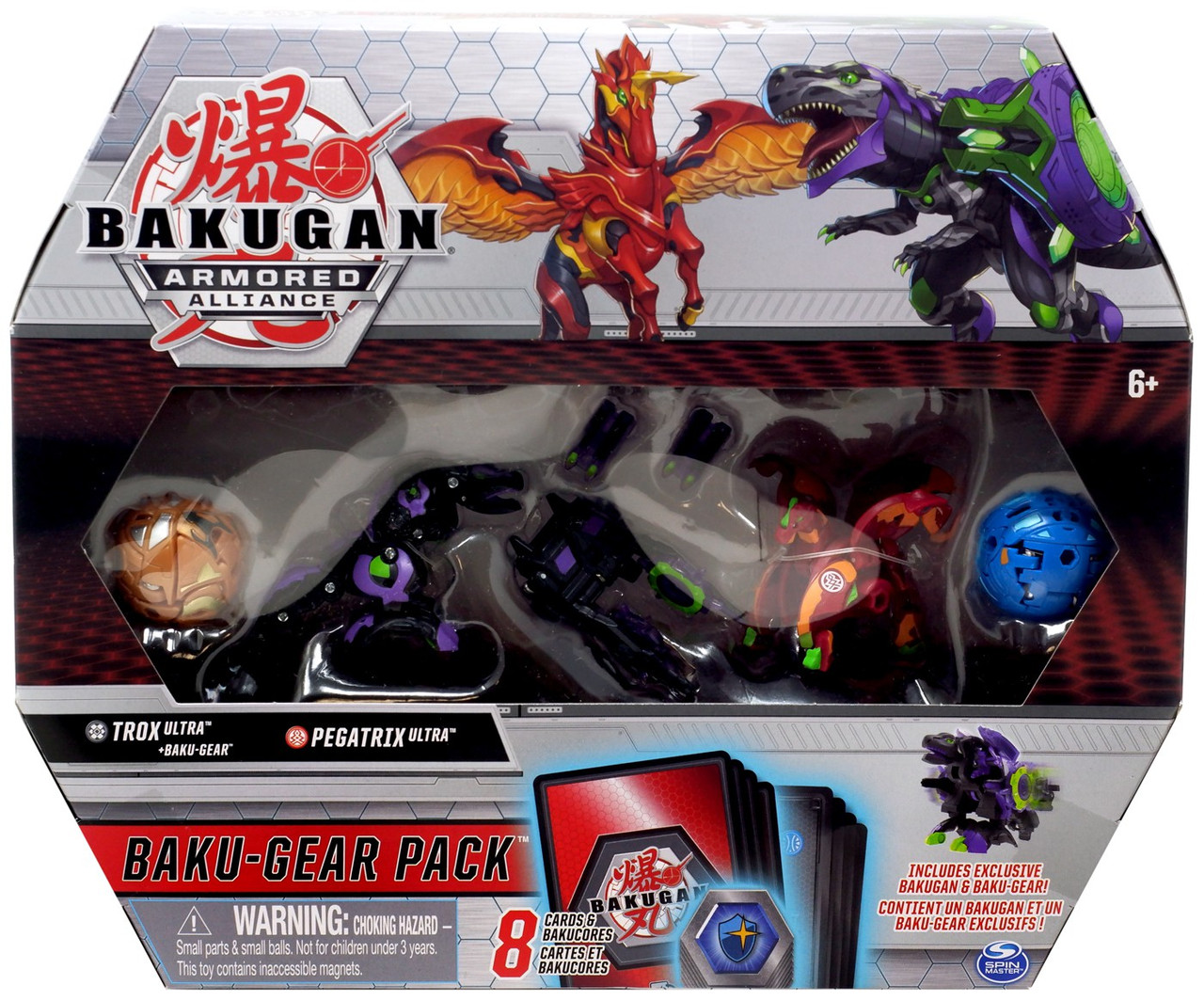 Bakugan Battle Planet Armored Alliance Baku Gear Trox Ulra Pegatrix Ultra Baku Gear Pack Spin Master Toywiz - gear pack roblox