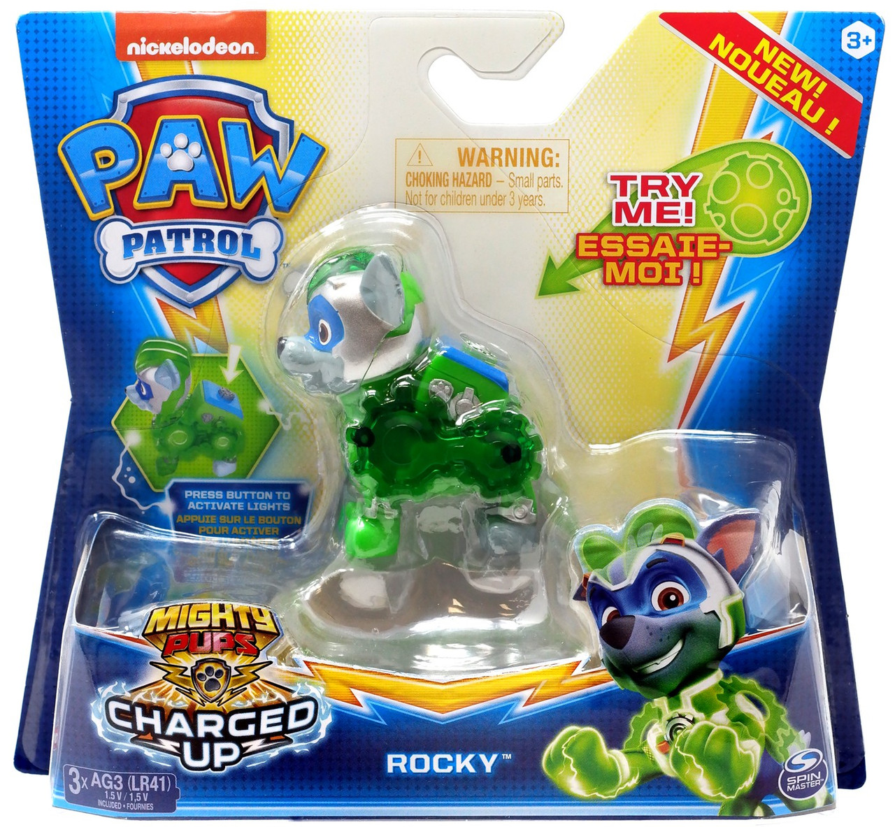 rocky paw patrol mighty pups