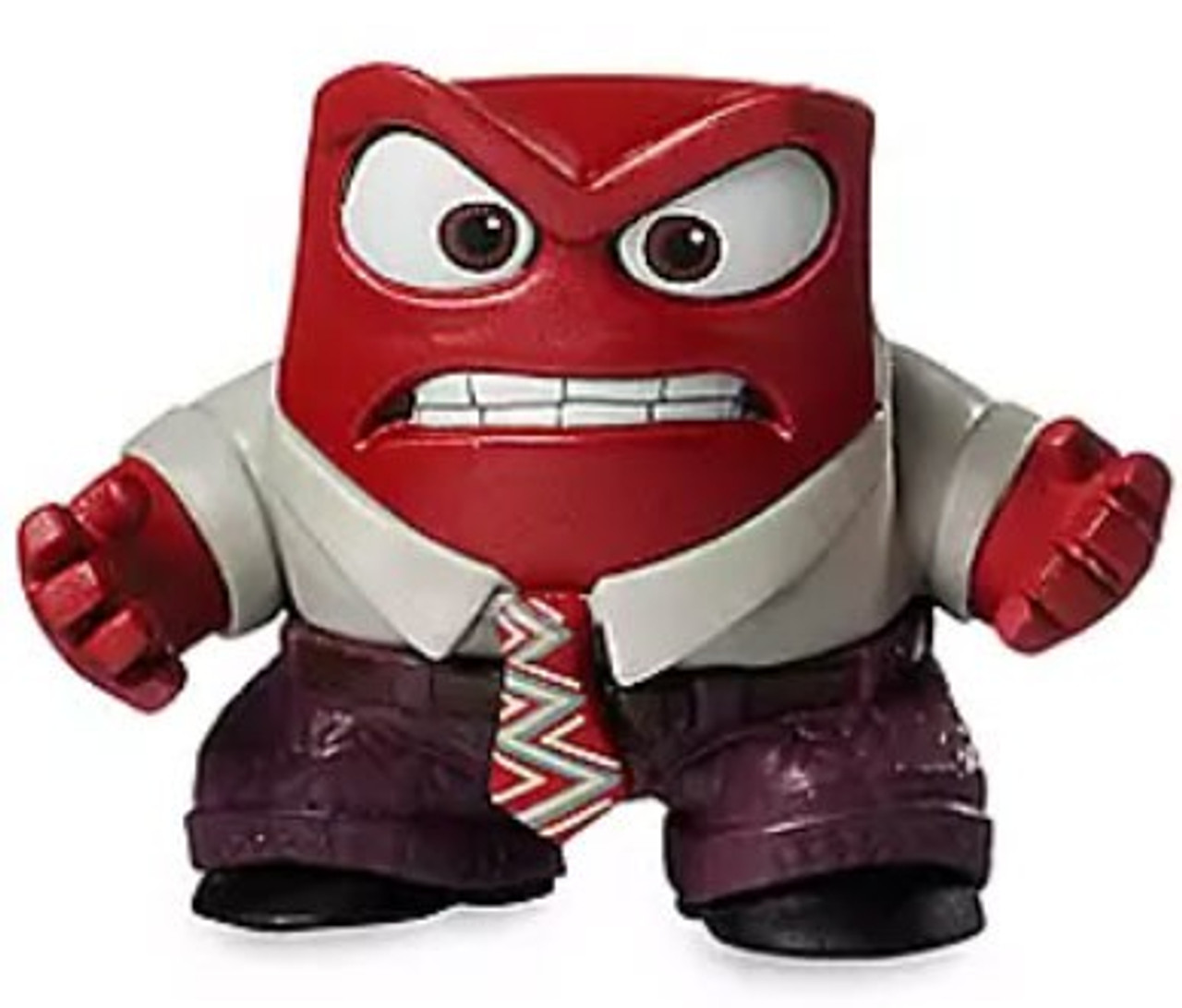 Disney Pixar Inside Out Anger Exclusive 3 Mini Pvc Figure Loose No Package Toywiz