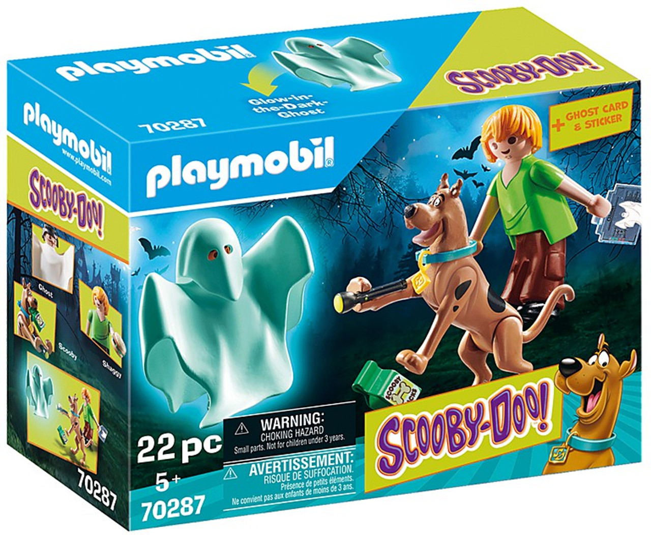 Playmobil Scooby Doo Scooby Shaggy With Ghost Set 70287 Toywiz - roblox what to trade shaggy for