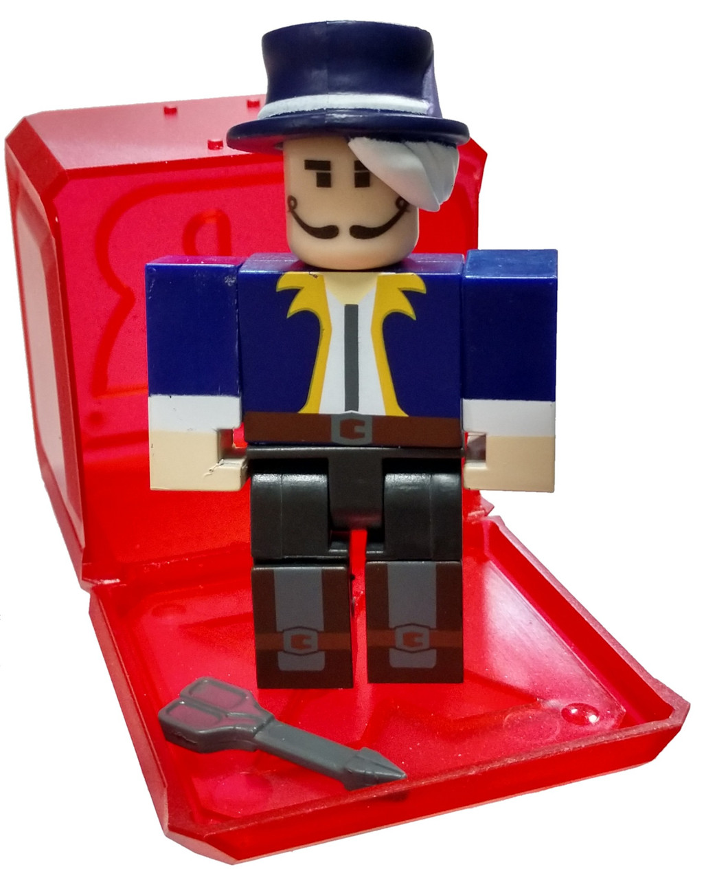 Roblox Celebrity Collection Series 5 Vesteria Barber S 3 Mini Figure With Red Cube And Online Code Loose Jazwares Toywiz - roblox full metal tophat promo code gaiia