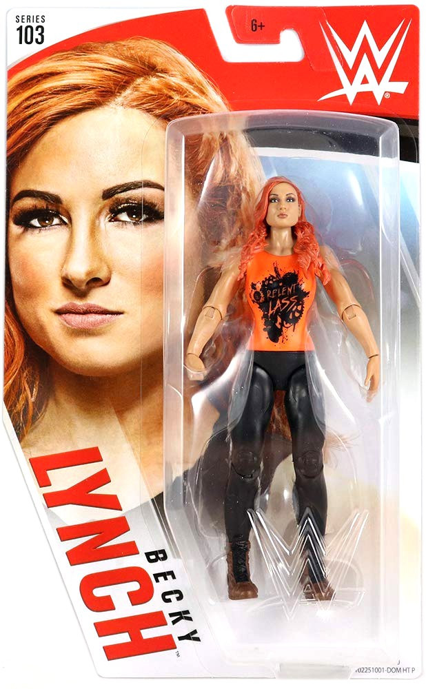 Wwe Wrestling Series 103 Becky Lynch Action Figure Orange Shirt