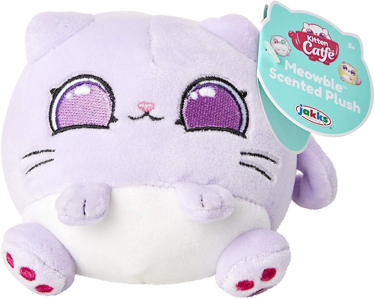 purple cat plush