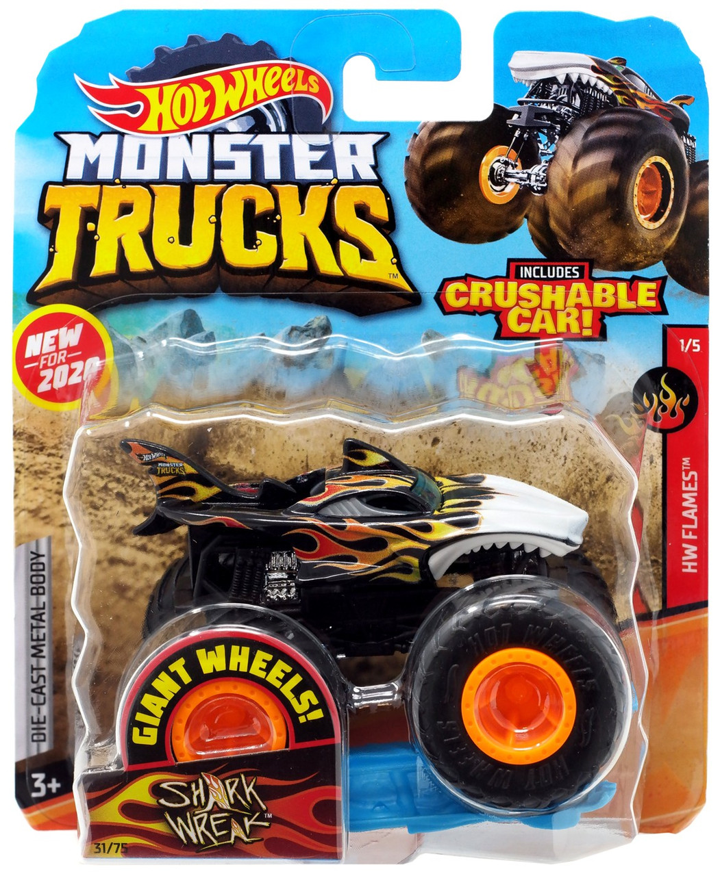 hot wheels monster truck shark