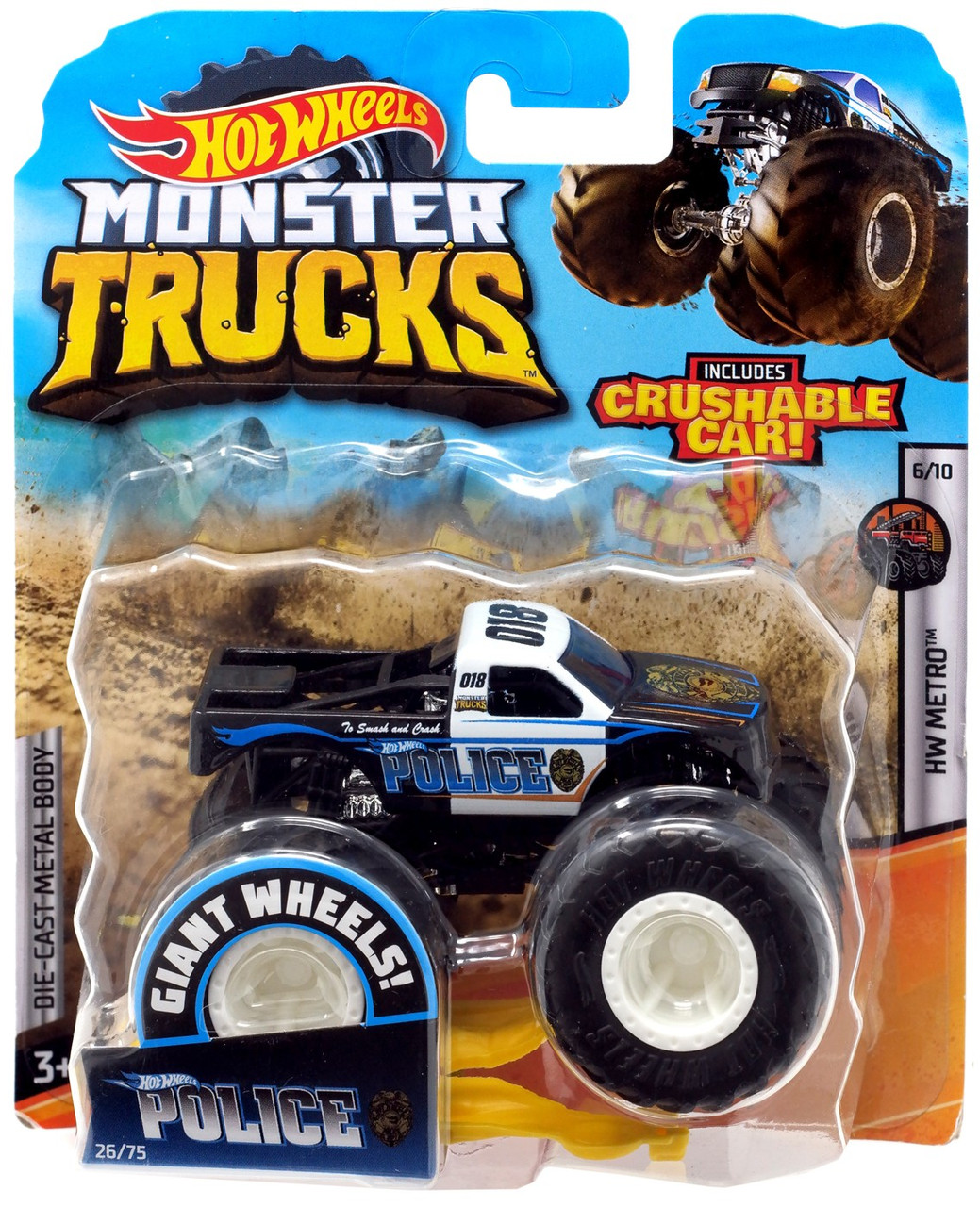 hot wheels police truck