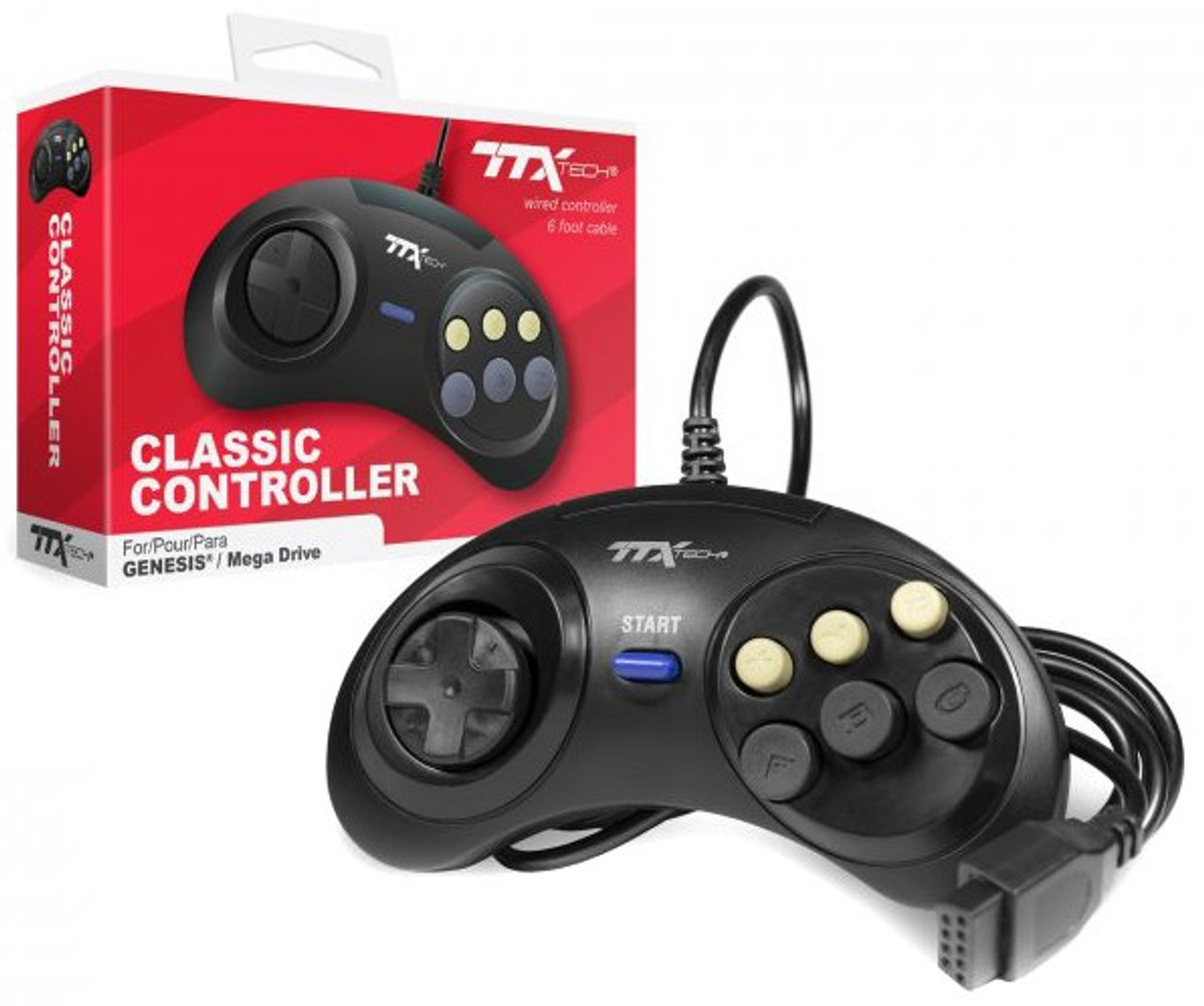 sega genesis wired controller