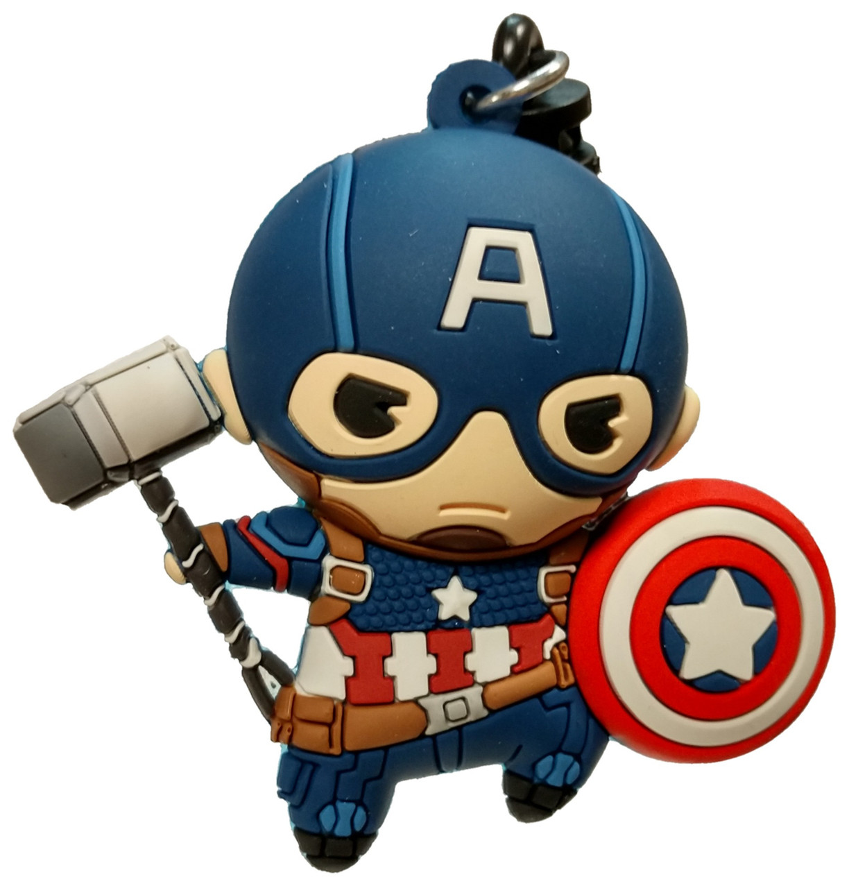 Marvel 3d Figural Foam Bag Clip Avengers Endgame Series 2 Captain America Mystery Minifigure Loose Monogram International Toywiz - avengers endgame captain america roblox