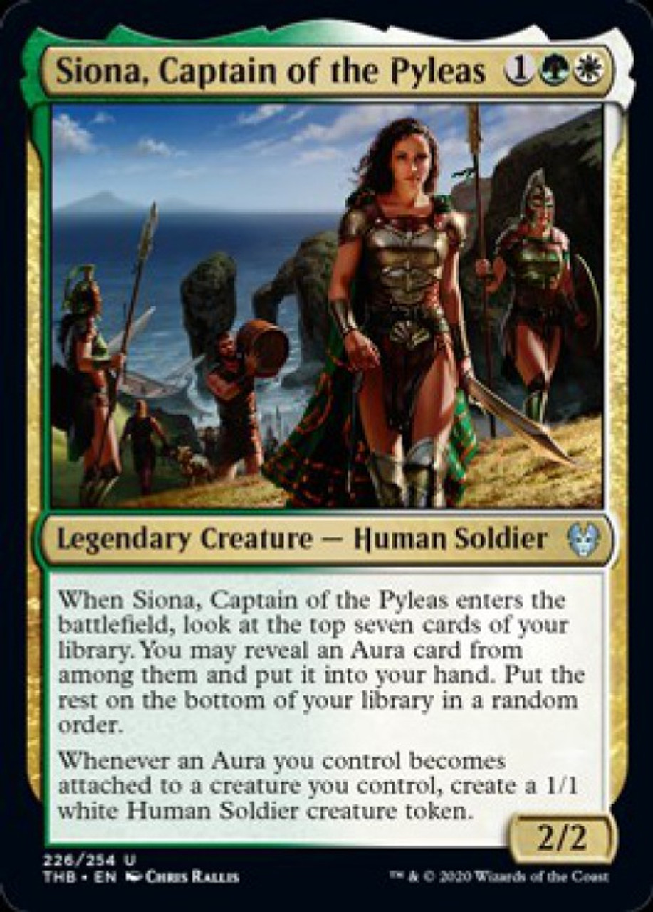 Magic The Gathering Theros Beyond Death Single Card Uncommon Siona Captain Of The Pyleas 226 Toywiz - roblox beyond seven heavens spawn